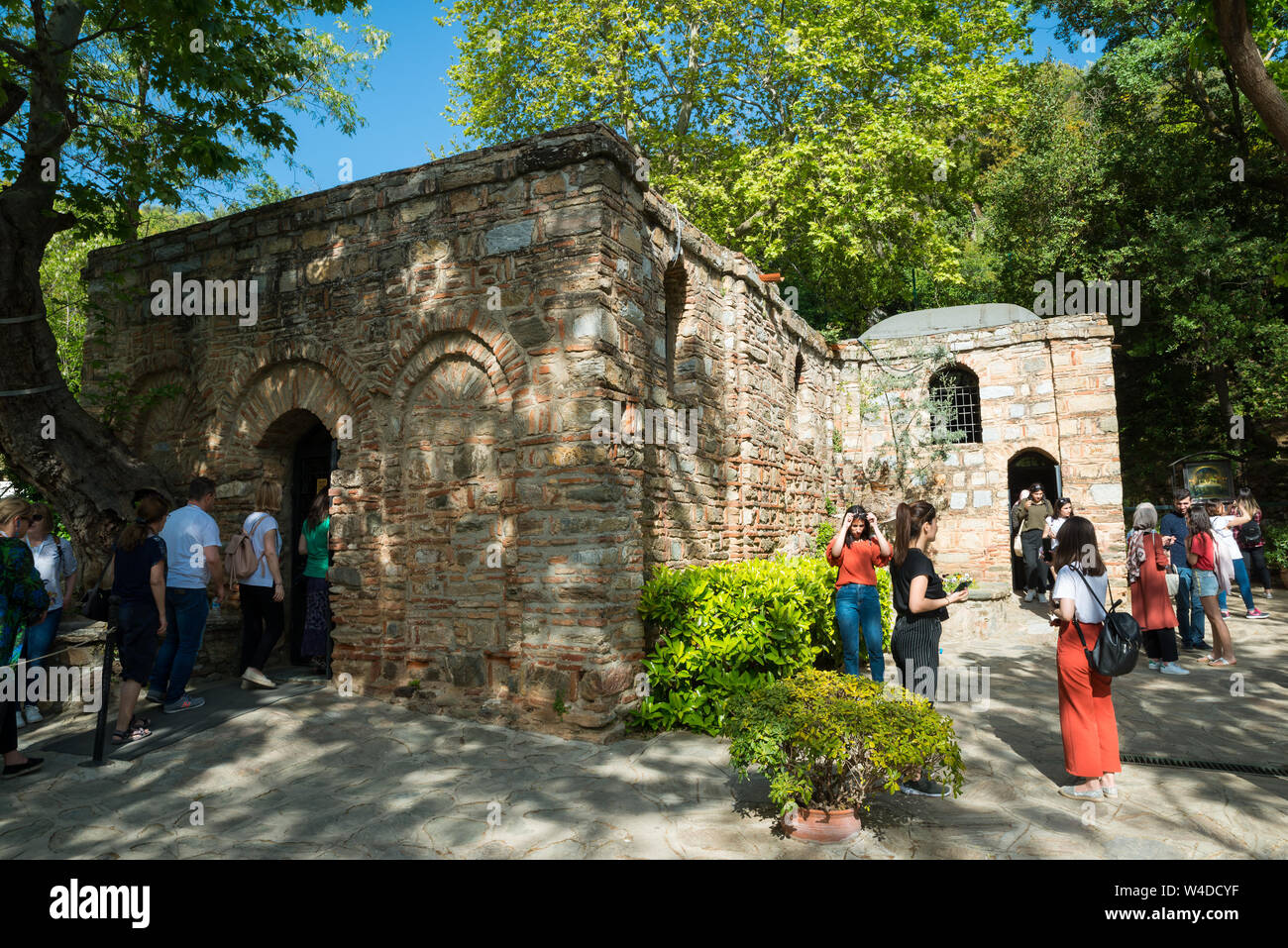 La casa della Vergine Maria (turco: Meryemana evi o di Meryem Ana Evì, 'Maltri nella casa di Maria') in Turchia Foto Stock