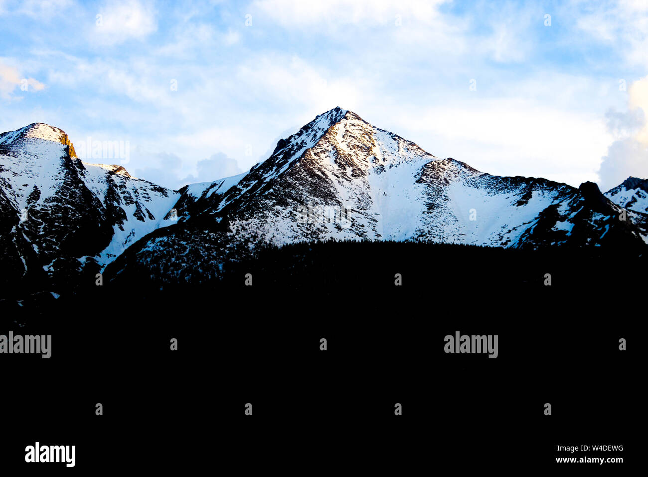 Vista dei Tatra mounains.monti Tatra in mattinata Foto Stock