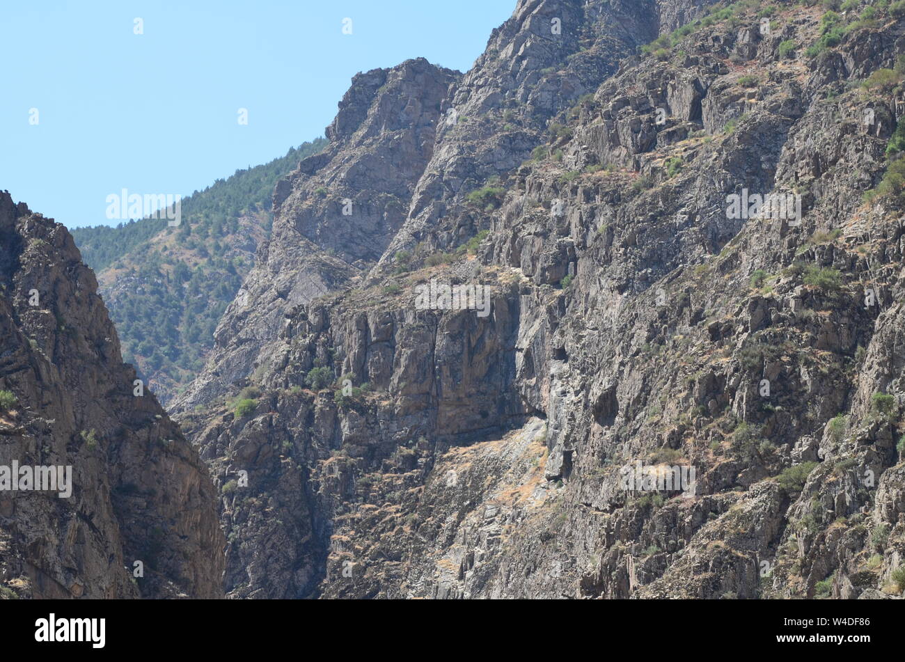 Zarmas Canyon nella provincia Qashqadarya, southeastern Uzbekistan Foto Stock