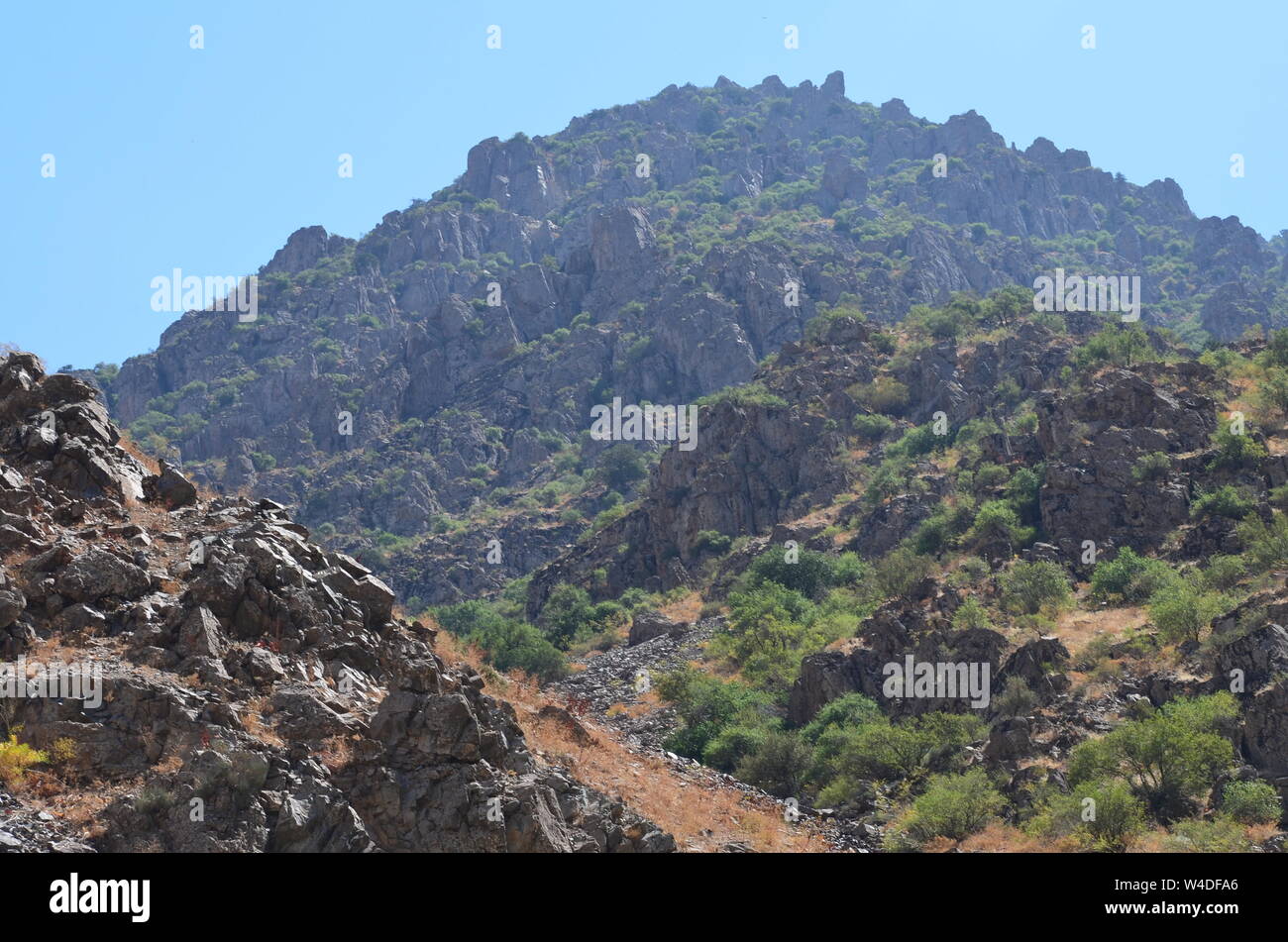 Zarmas Canyon nella provincia Qashqadarya, southeastern Uzbekistan Foto Stock