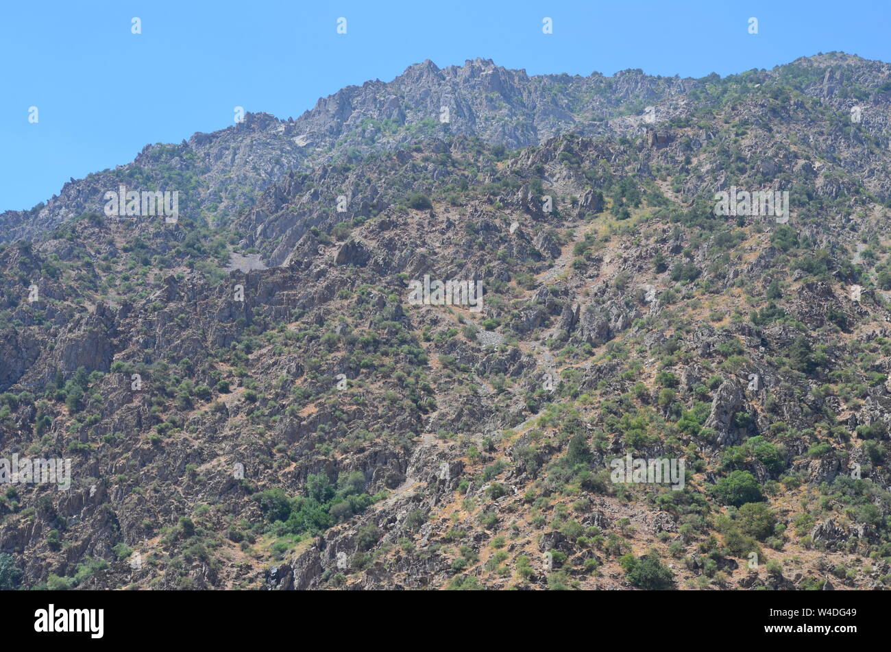 Zarmas Canyon nella provincia Qashqadarya, southeastern Uzbekistan Foto Stock
