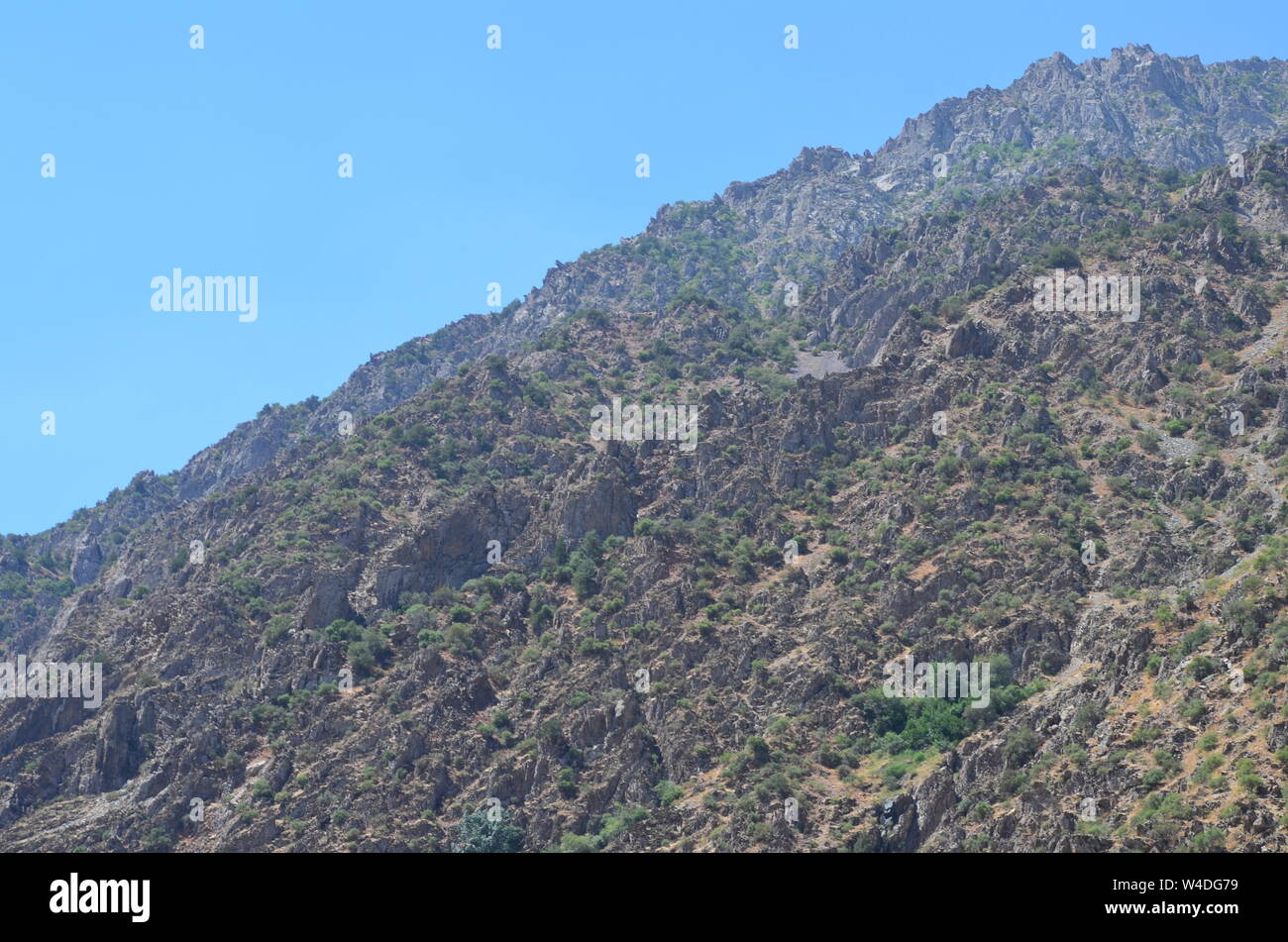 Zarmas Canyon nella provincia Qashqadarya, southeastern Uzbekistan Foto Stock