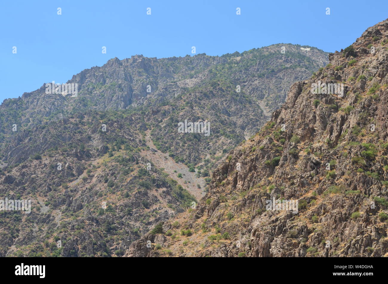 Zarmas Canyon nella provincia Qashqadarya, southeastern Uzbekistan Foto Stock