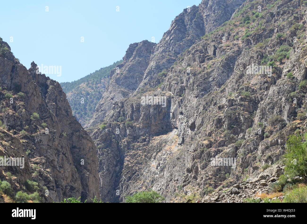 Zarmas Canyon nella provincia Qashqadarya, southeastern Uzbekistan Foto Stock