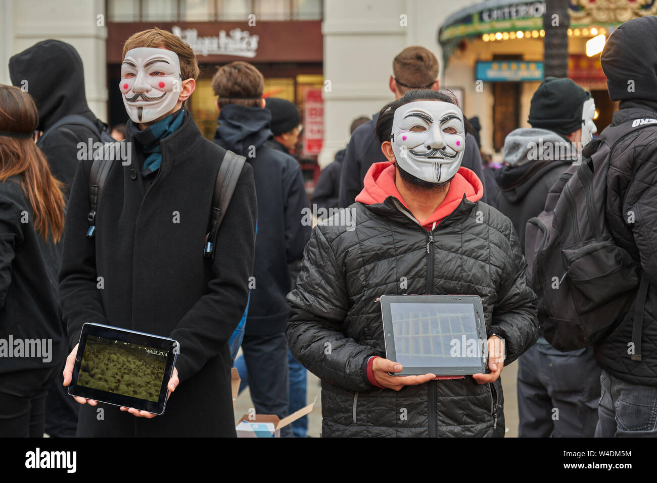 Diritti degli animali manifestanti Londra Foto Stock