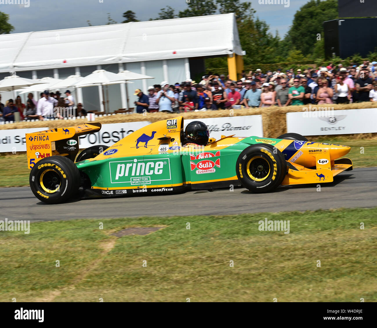 Stephen Ottavianelli, Benetton-Ford B193, Goodwood Festival della velocità, velocità re, Motorsport di registrare gli interruttori automatici, Festival della velocità, 2019, Motorsports Foto Stock