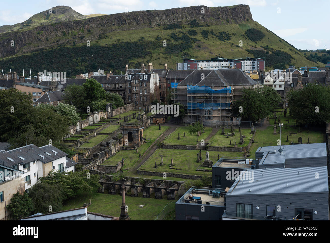 Edimburgo la Scozia ha molti luoghi da visitare per il godimento della città è una parte del Regno Unito e la capitale della Scozia Foto Stock