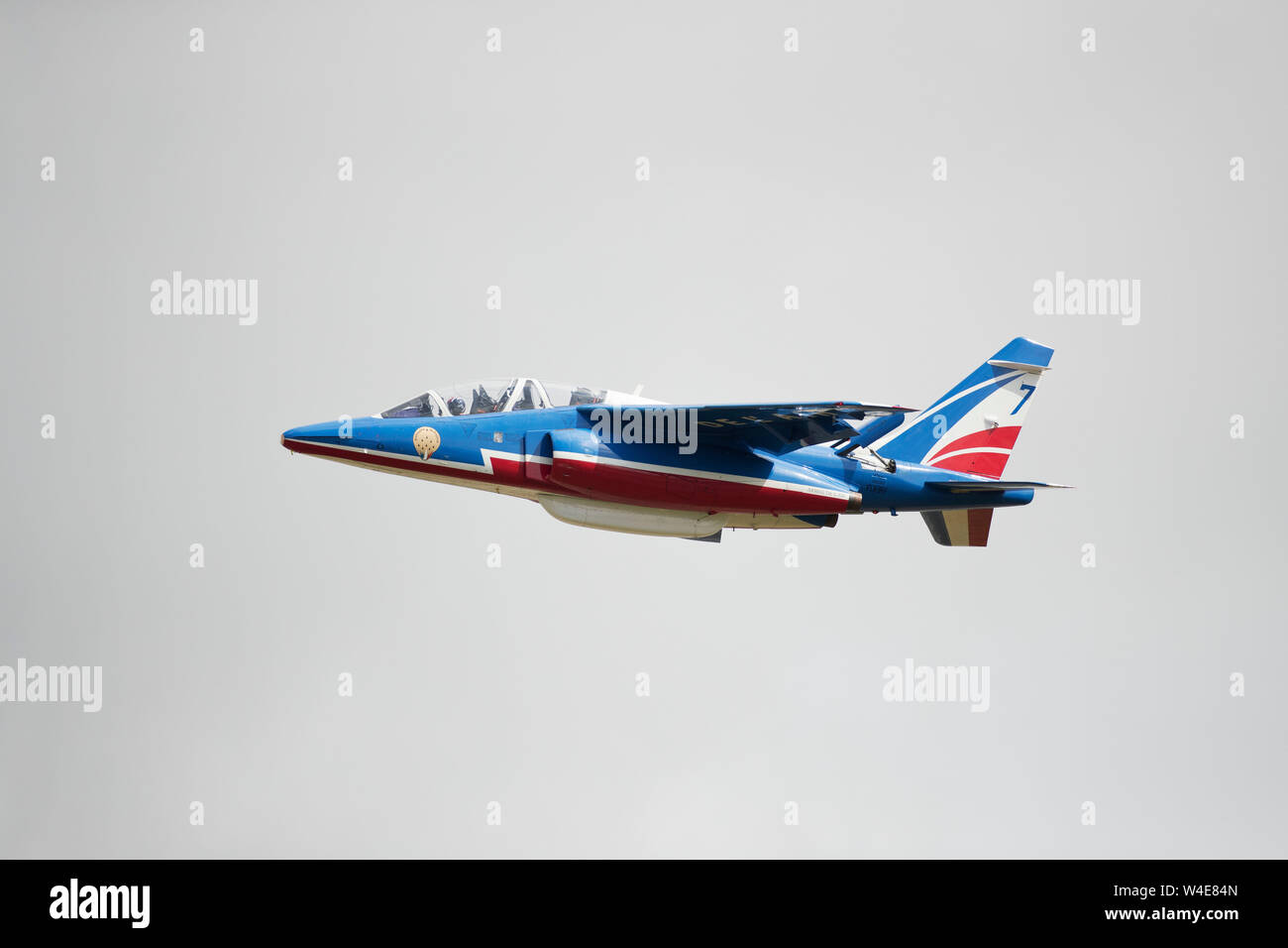 RIAT 2019, velivoli della Forza Aerea Francese Patrouille de France team display a RIAT 2019 Foto Stock