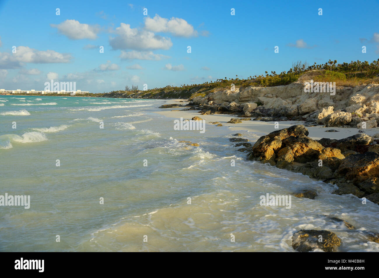 Playa Pilar sulla spiaggia di Cayo Coco Island in Cuba Foto Stock