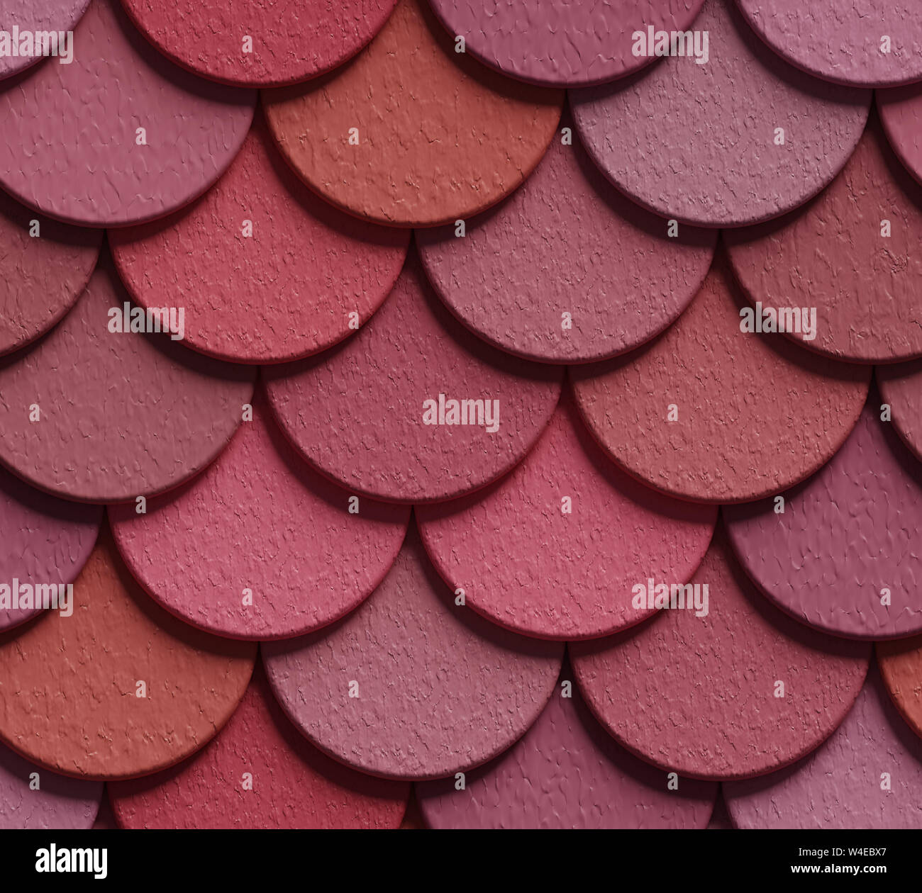 Drago Rosso scale seamless repeat pattern scale rosa o piastrelle perfetta configurazione ripetibile progettato per il design tessile, arredamento sfondi, stampa su de Foto Stock