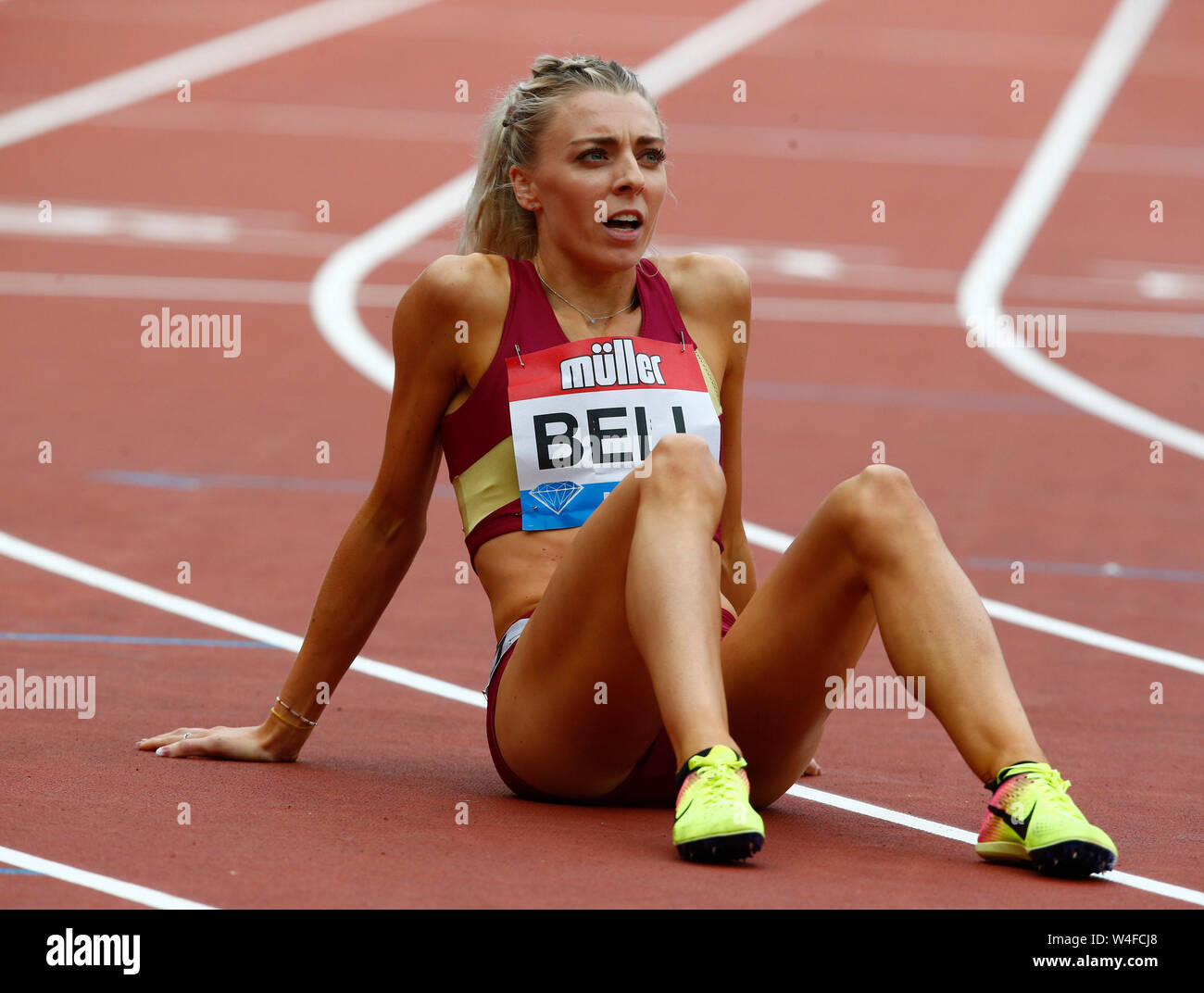 Londra, Inghilterra. 21 LUGLIO: Alexandra Bell di Gran Bretagna e Irlanda del Nord a competere in 800M donne durante il giorno due di IAAF Diamond League il Mull Foto Stock