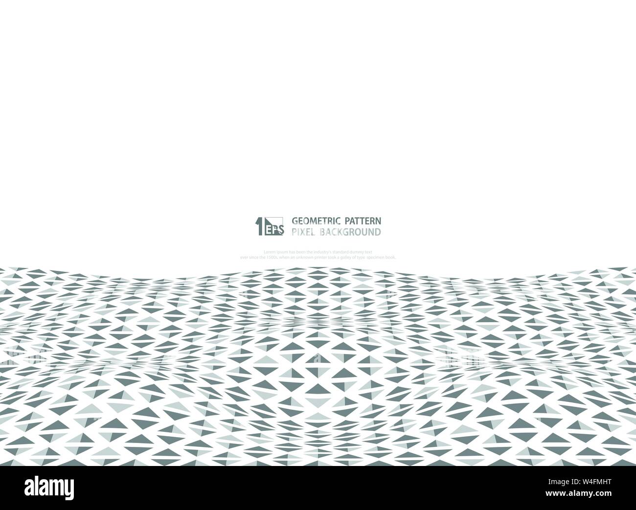 Abstract triangoli neri copia modello di spazio. È possibile utilizzare per la progettazione della presentazione dell'arte, stampa a4, annuncio, headline. illustrazione eps vettoriali10 Illustrazione Vettoriale