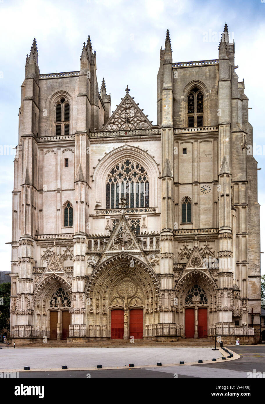 La Cattedrale San Pietro di Nantes. Loire-Atlantique. Pays de la Loire. Francia Foto Stock