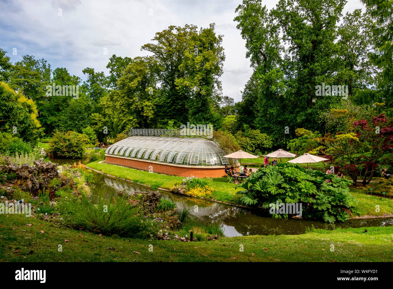 Giardino botanico di Nantes. Loire-Atlantique. Pays de la Loire. Francia Foto Stock