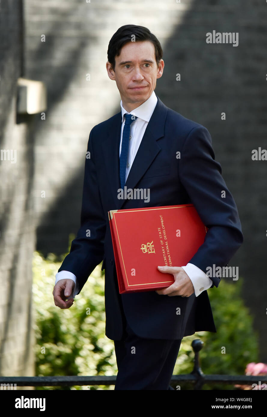 A Downing Street, Londra, Regno Unito. Il 23 luglio 2019. Rory Stewart. Ministri a Downing Street. Credito: Matteo Chattle/Alamy Live News Foto Stock
