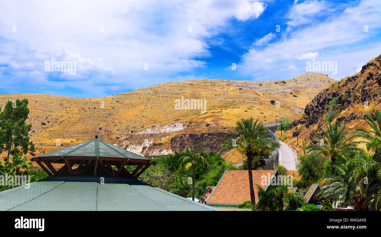 Non è una grande città nelle Highlands di Israele nella parte settentrionale del paese Foto Stock