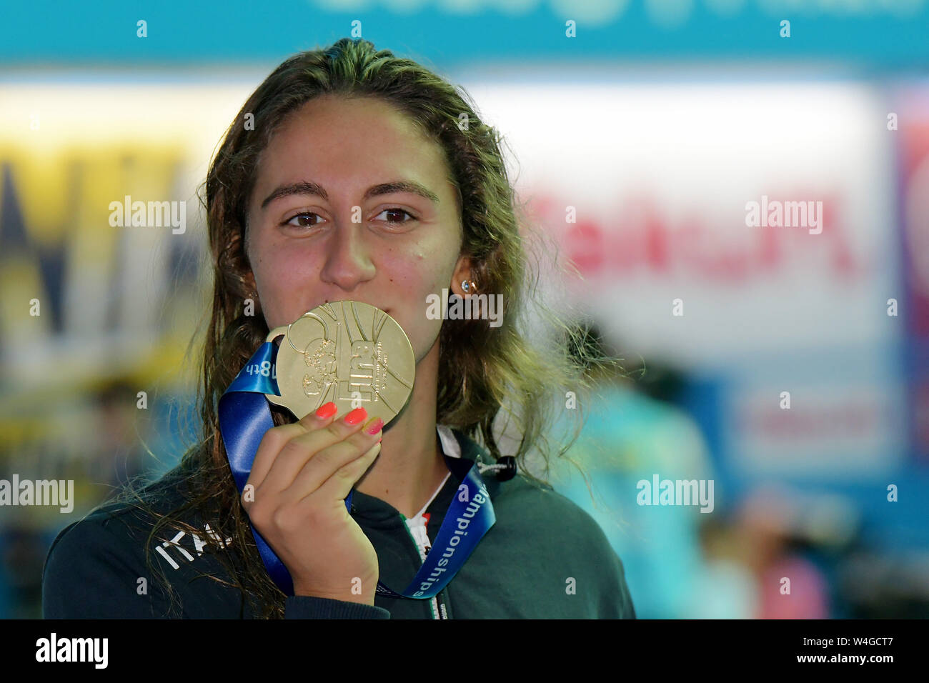 Gwangju, Corea. 23 Luglio, 2019. Foto Gian Mattia d'Alberto Credito: LaPresse/Alamy Live News Foto Stock