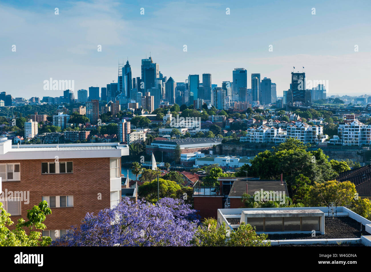 Skyline di Sydney, Nuovo Galles del Sud, Australia Foto Stock