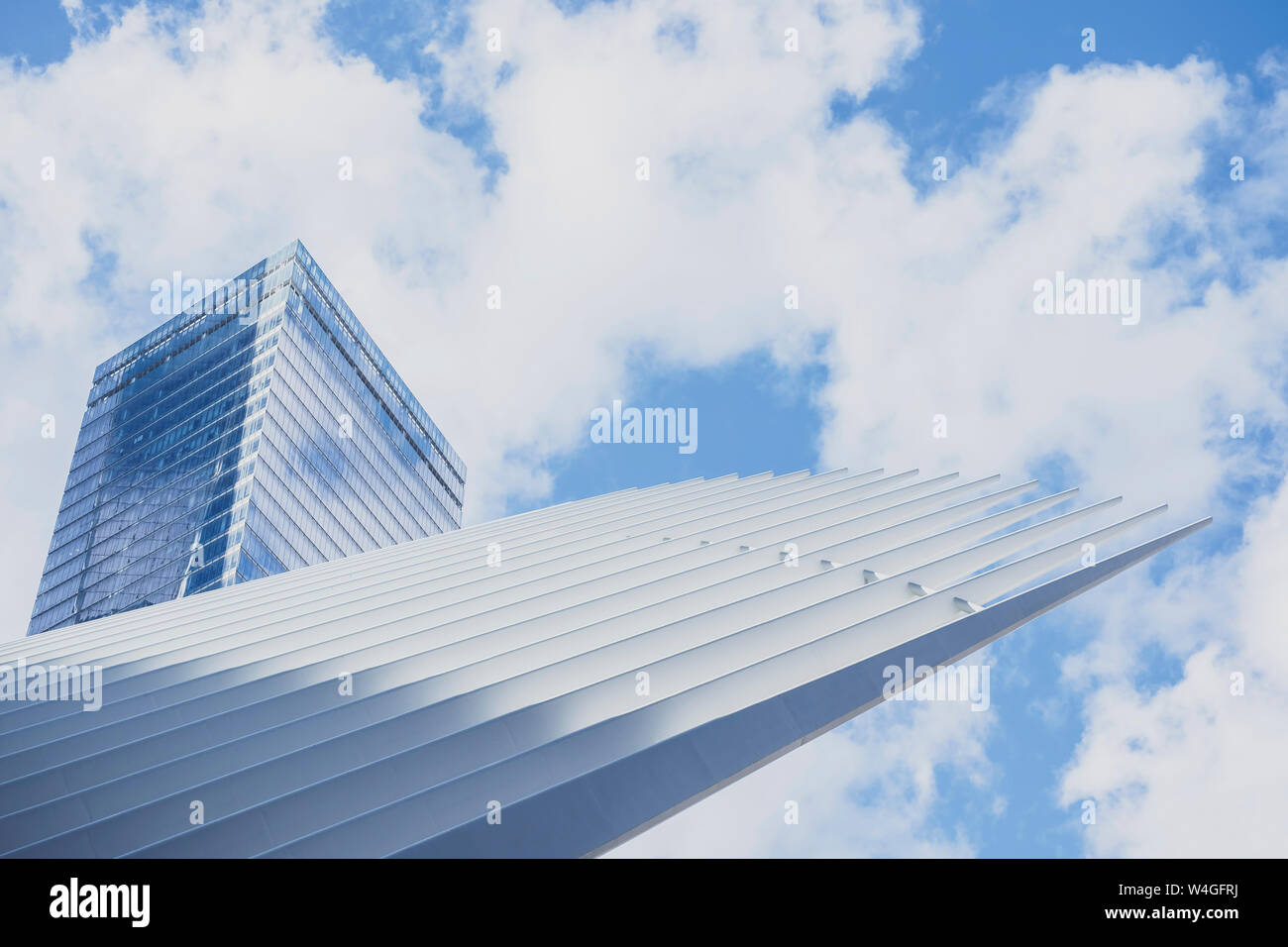 Occhio, World Trade Center Station, Ground Zero, Manhattan, New York City, Stati Uniti d'America Foto Stock