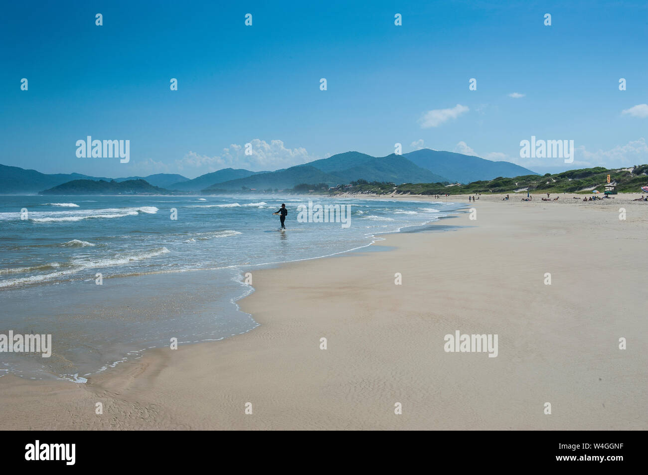 Spiaggia di Campeche, Santa Catarina, Brasile Foto Stock