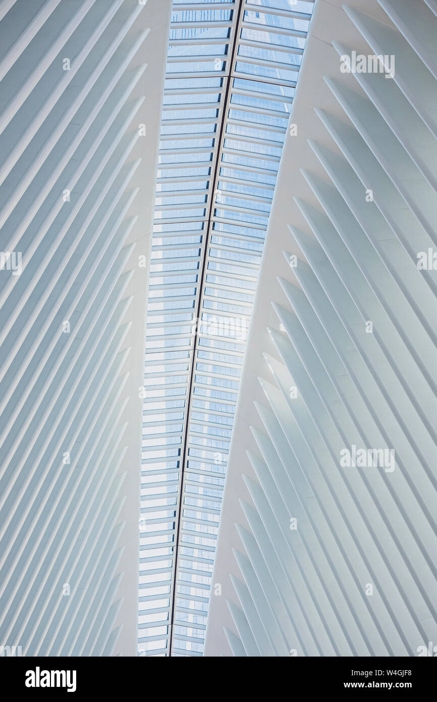 Occhio, World Trade Center Station, Ground Zero, Manhattan, New York City, Stati Uniti d'America Foto Stock