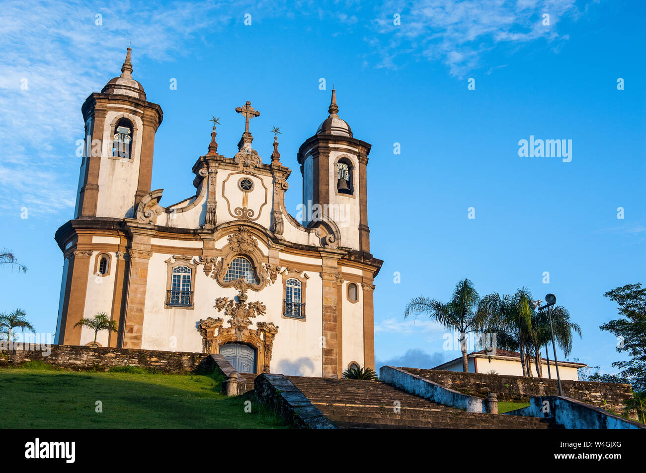 Nossa Senhora do Carmo chiesa in Outo Preto, Minas Gerais, Brasile Foto Stock