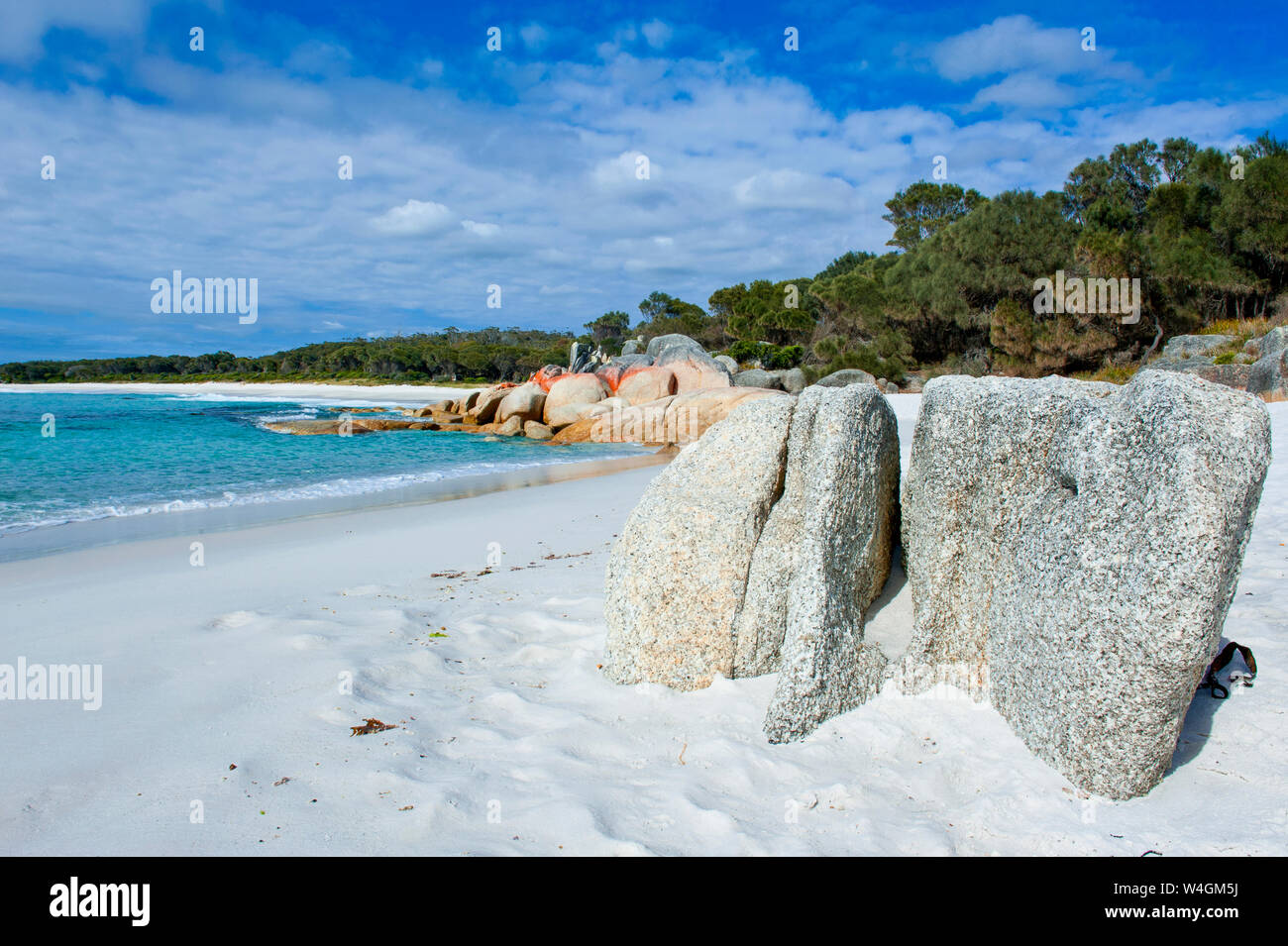 Baia di incendi, Tasmania, Australia Foto Stock