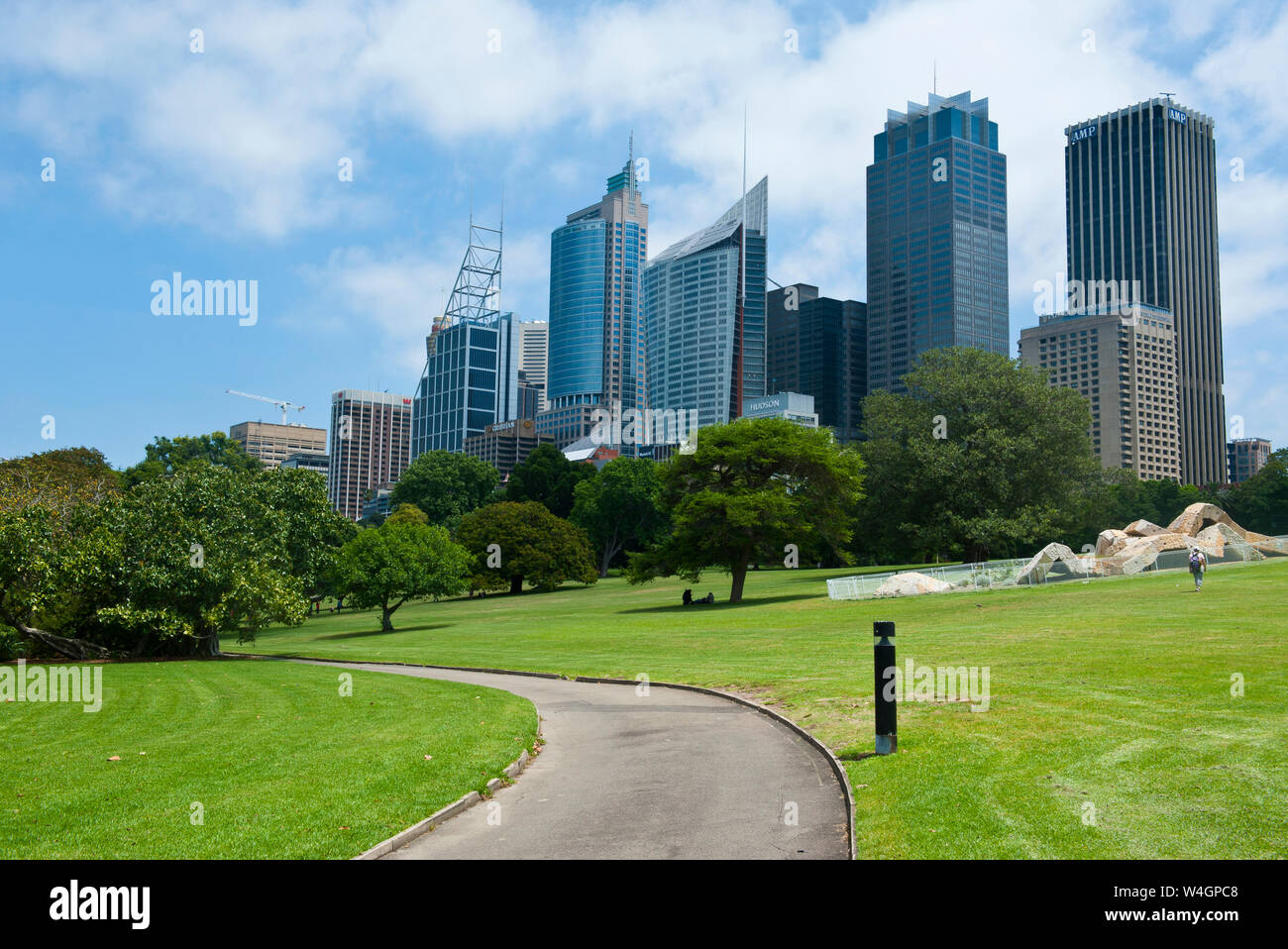 Skyline di Sydney business district, Nuovo Galles del Sud, Australia Foto Stock