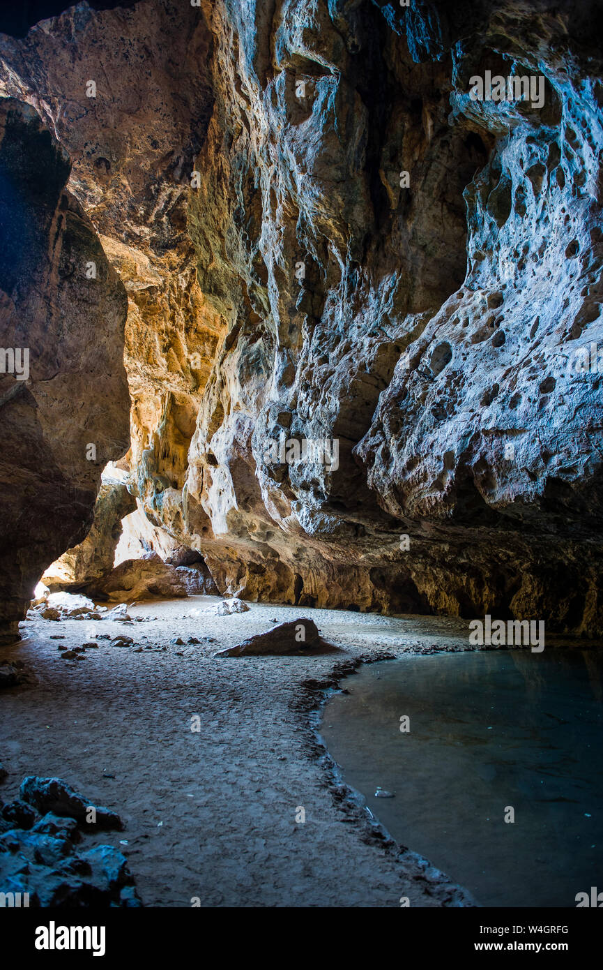 Tunnel Creek National Park, Kimberley, Australia occidentale Foto Stock