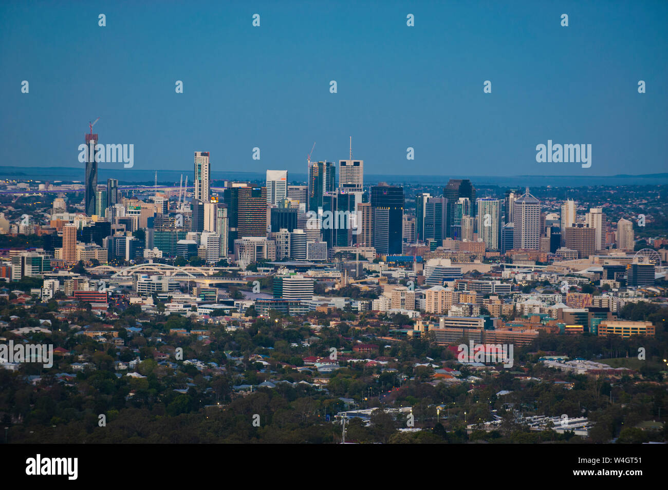 Skyline di Brisbane, Queensland, Australia Foto Stock