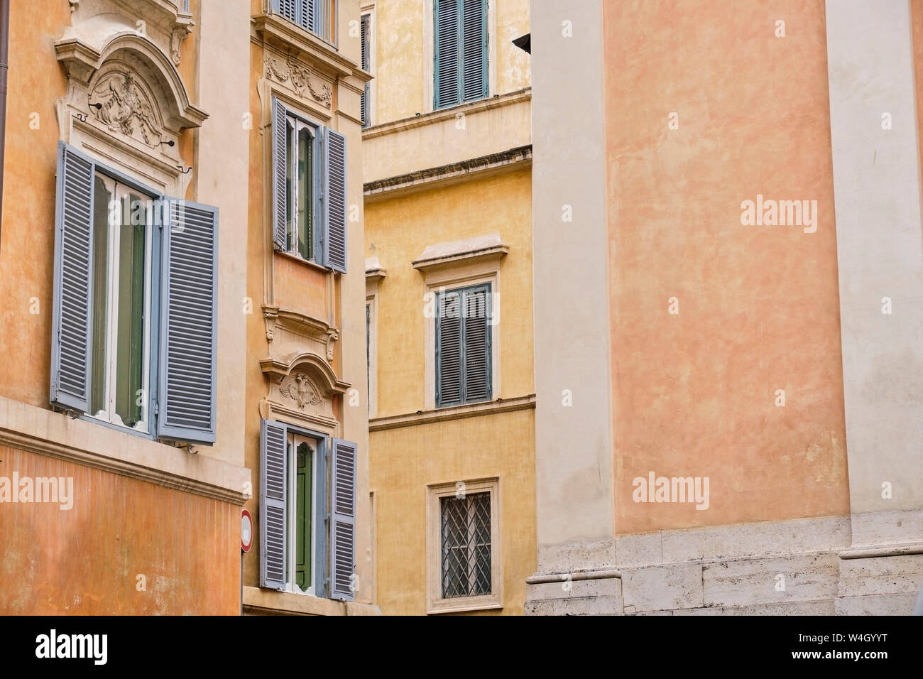 Gli angoli della casa, Roma, Italia Foto Stock