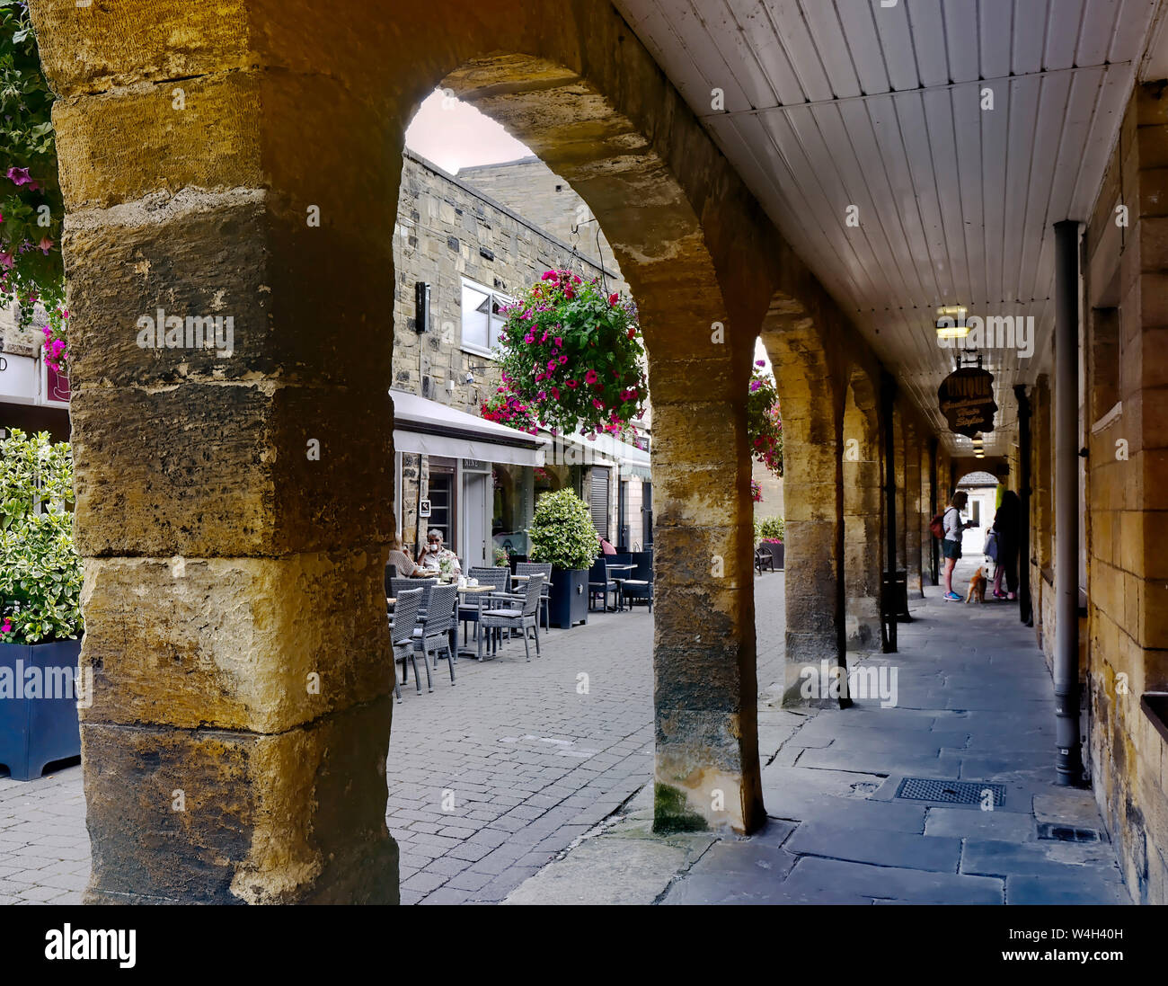 The Shambles, Wetherby, Yorkshire Foto Stock