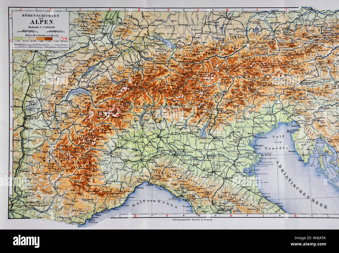 Mappa nord italia immagini e fotografie stock ad alta risoluzione - Alamy
