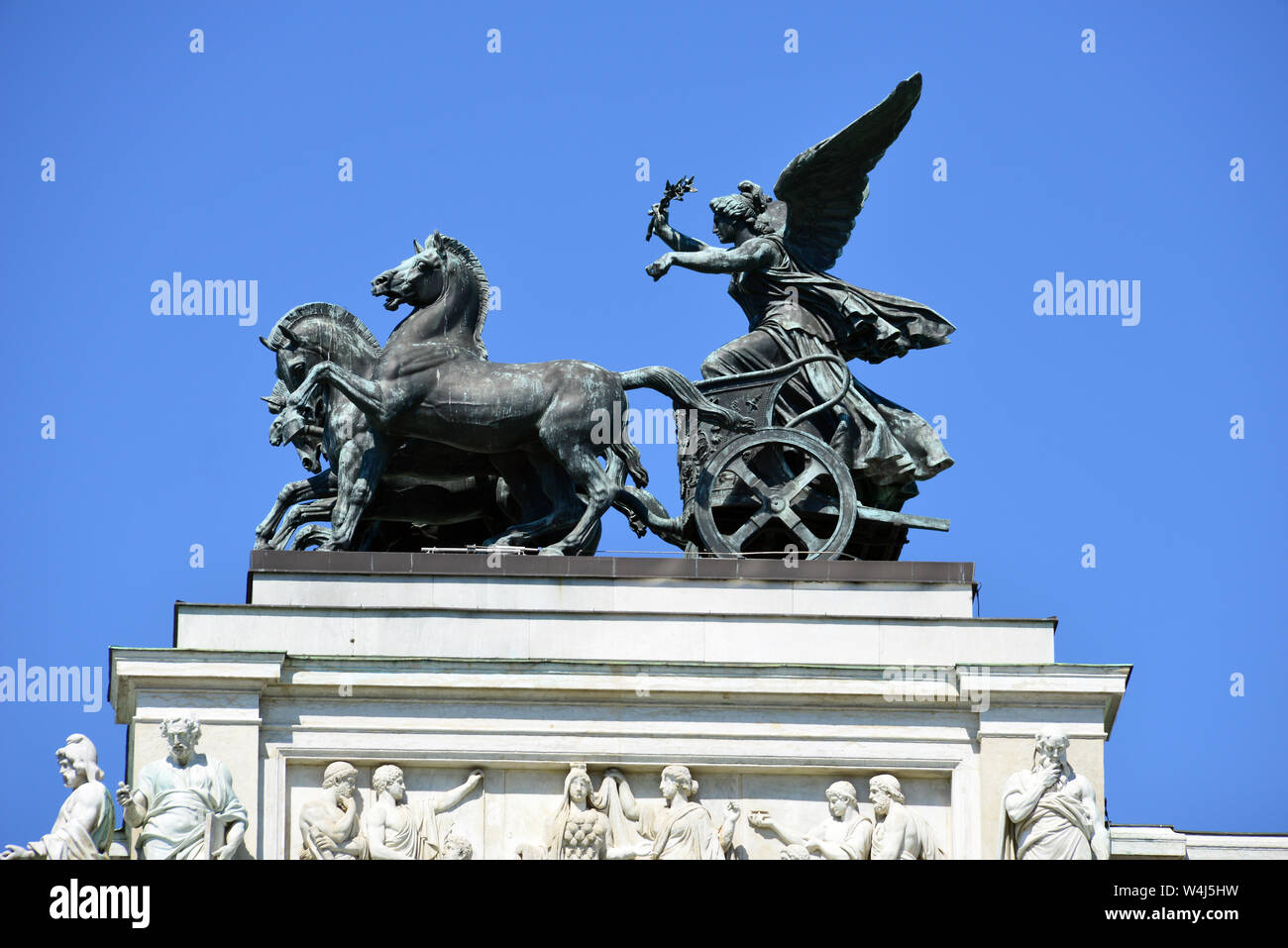 Parlamento austriaco edificio, Parlamentsgebäude, das Parlament, Vienna Wien, Austria, Europa Foto Stock