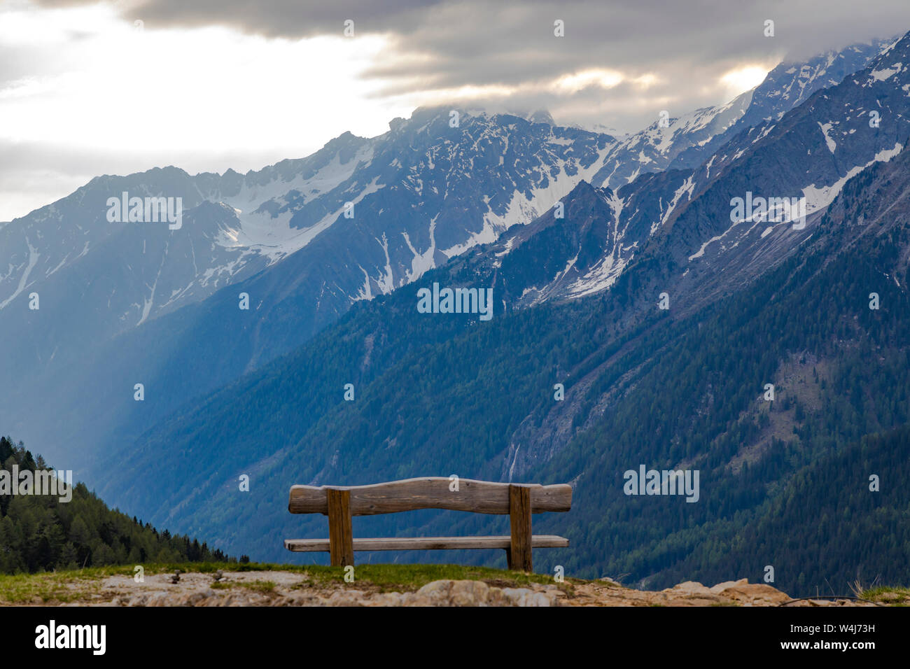 Paesaggio vicino Staller sella, Alti Tauri, Tirolo orientale, Austria Foto Stock