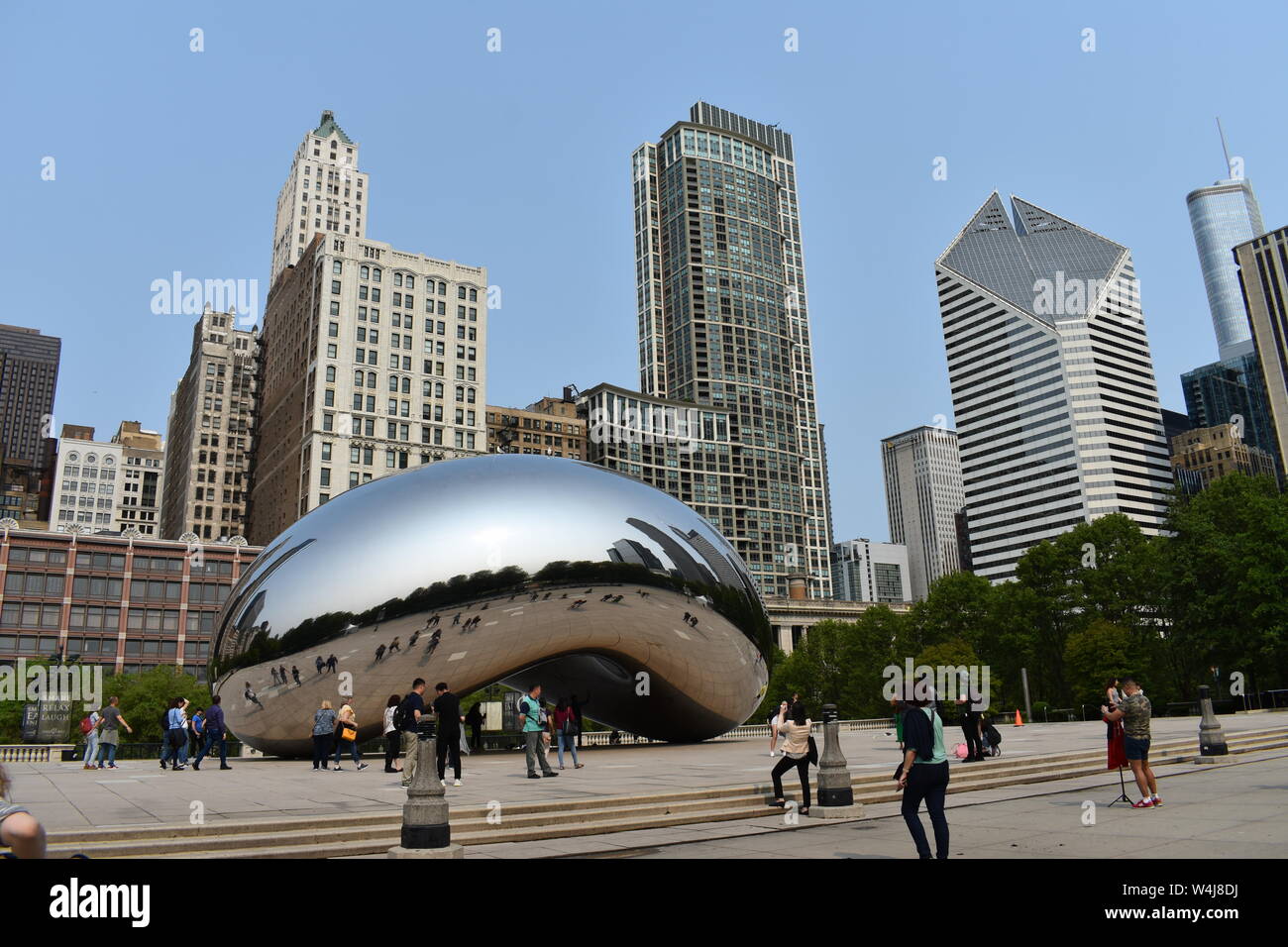 Il fagiolo Chicago Foto Stock