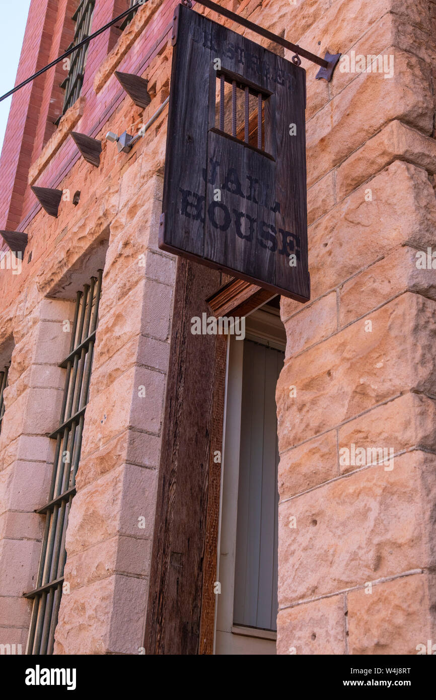 Casa prigione, Bisbee, Arizona. Foto Stock