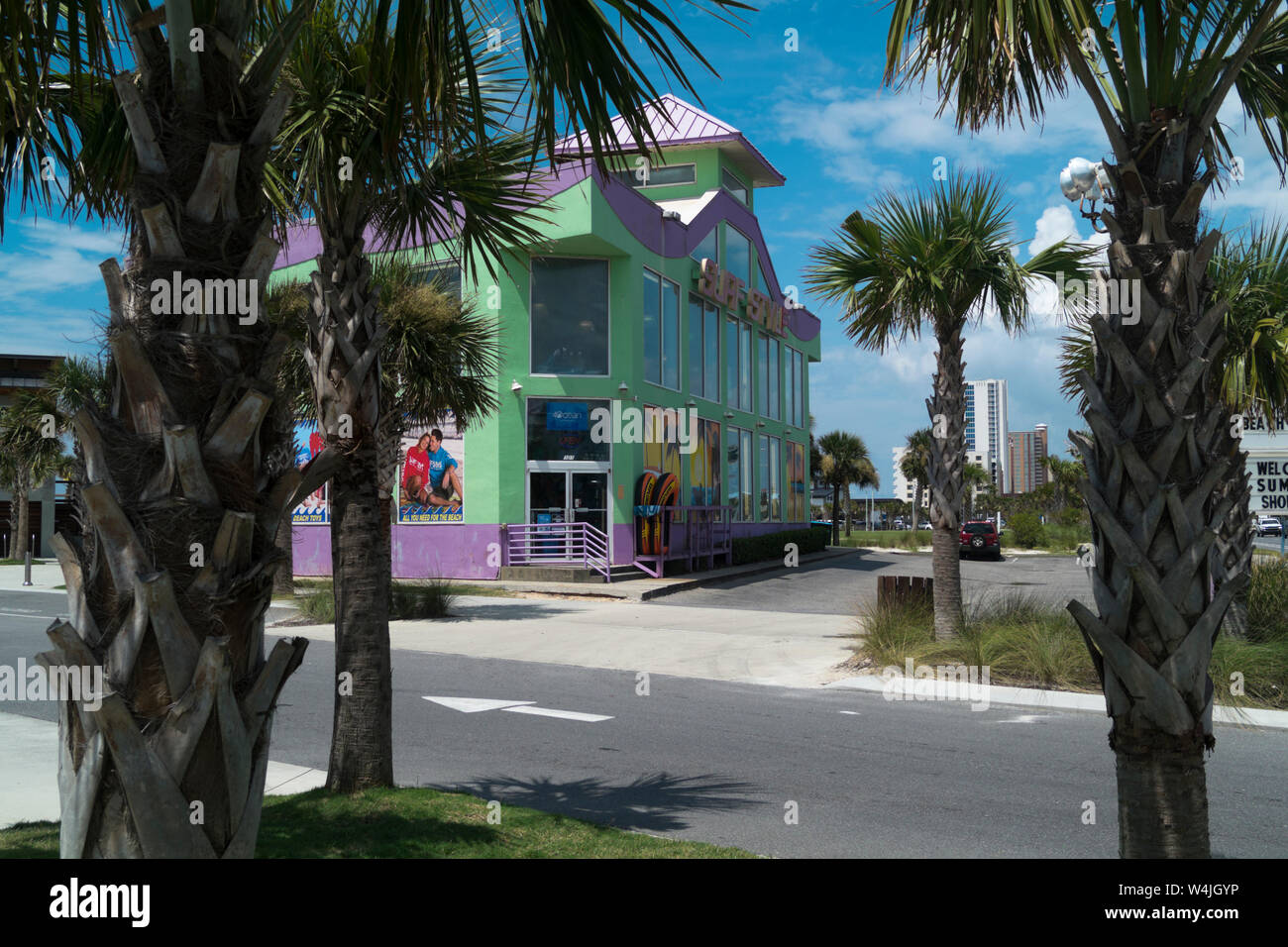 Downtown Gulf Shores, Alabama, STATI UNITI D'AMERICA Foto Stock