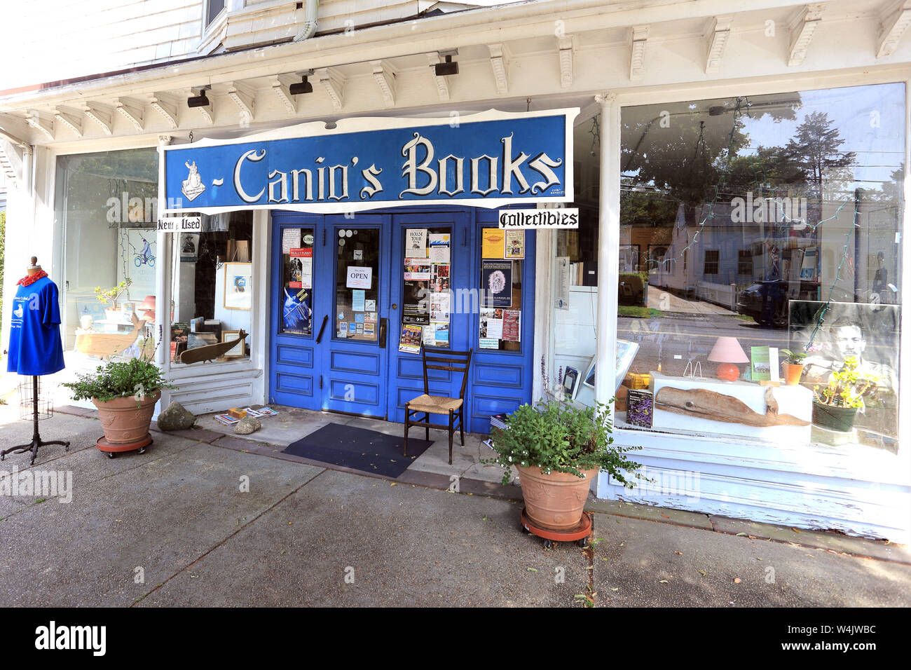 Canio's book store Sag Harbor Long Island New York Foto Stock