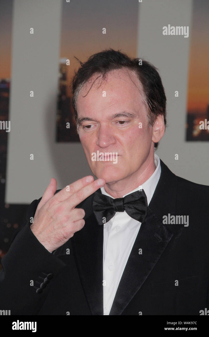 Quentin Tarantino 22/07/2019 Los Angeles Premiere di " una volta a Hollywood" tenutasi presso la leva TCL Chinese Theatre di Los Angeles, CA Foto: Cronos/Hollywood News Foto Stock