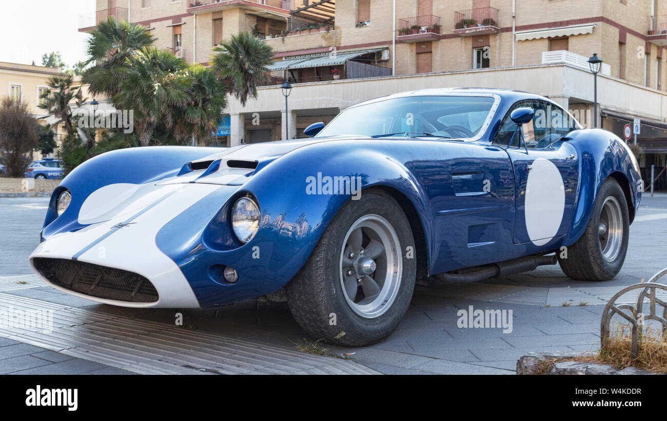 Roma,Italia - Luglio 21, 2019:grazioso American racing vintage modello auto kellison Foto Stock