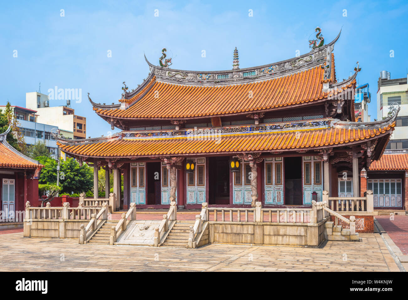 Il Tempio di Confucio a Changhua, Taiwan Foto Stock