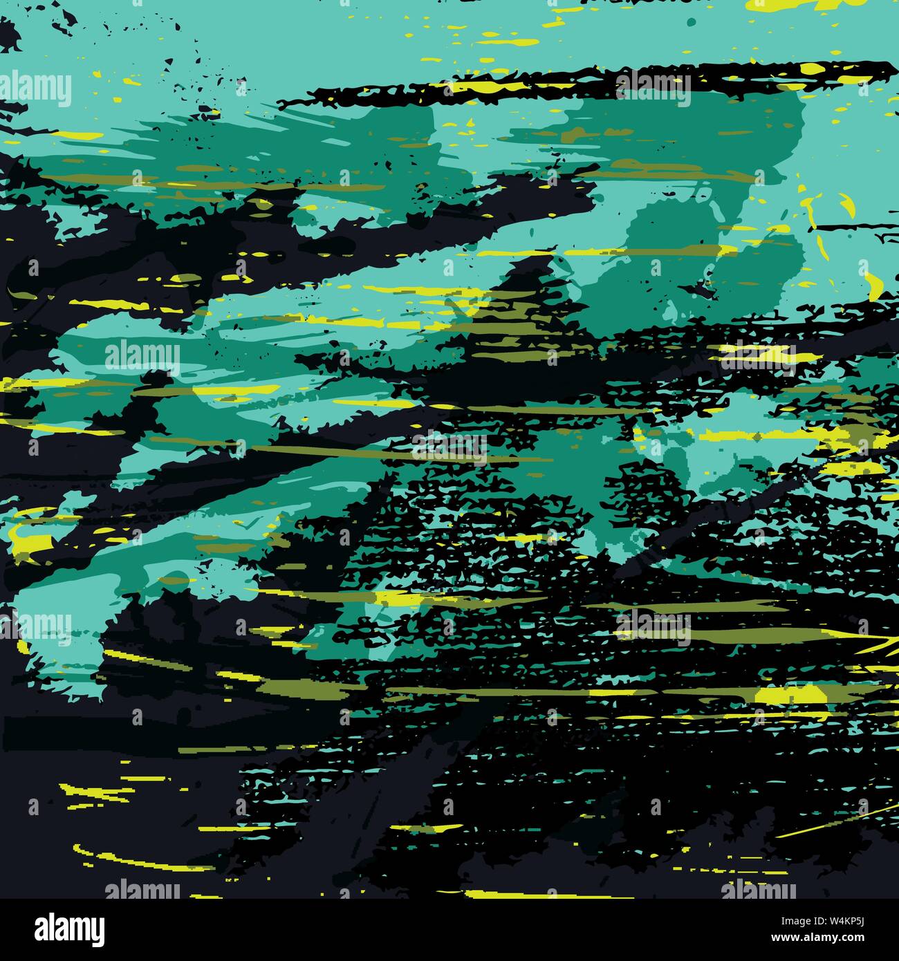 Le linee colorate Graffiti pattern su uno sfondo colorato Illustrazione Vettoriale