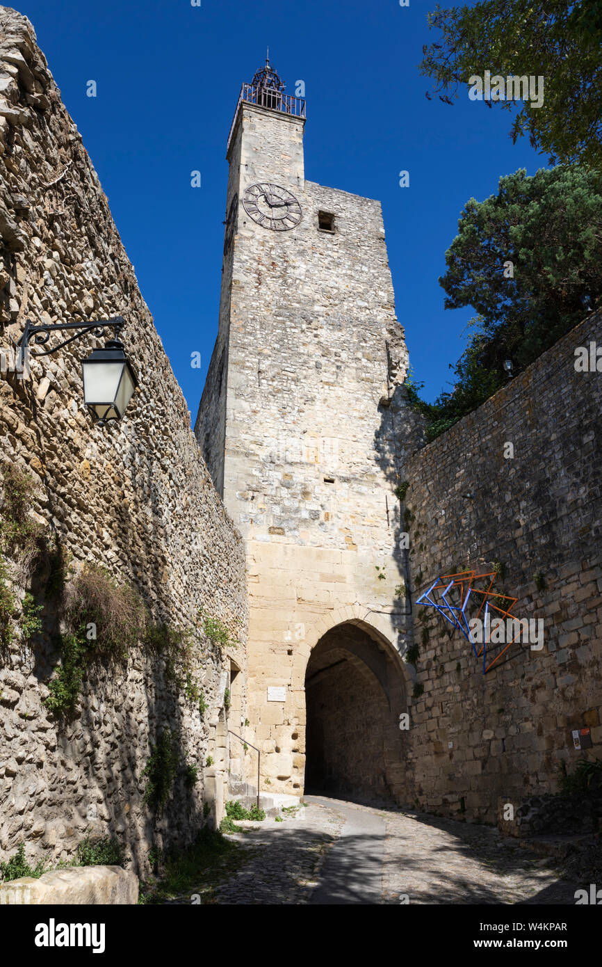 Le Beffroi, Vaison-la-Romaine, dipartimento di Vaucluse, Provence-Alpes-Côte d'Azur, in Francia, in Europa Foto Stock