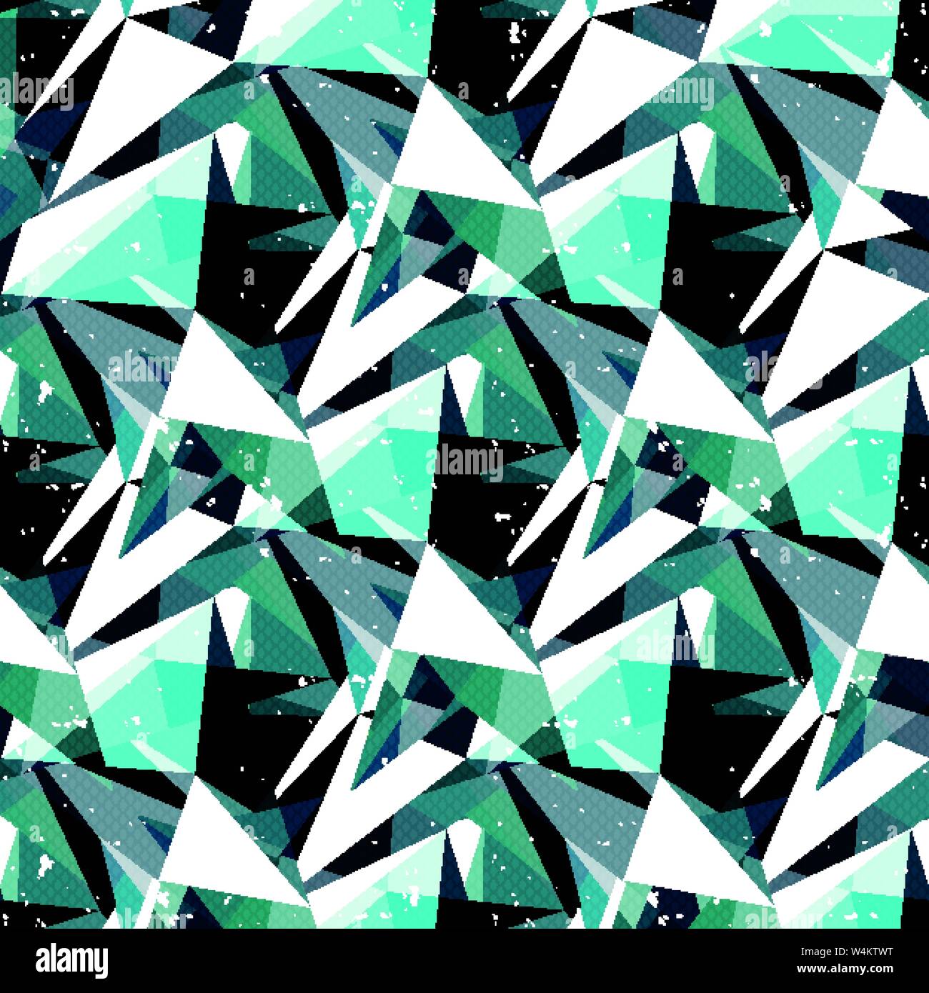 I triangoli colorati seamless modello geometrico Illustrazione Vettoriale