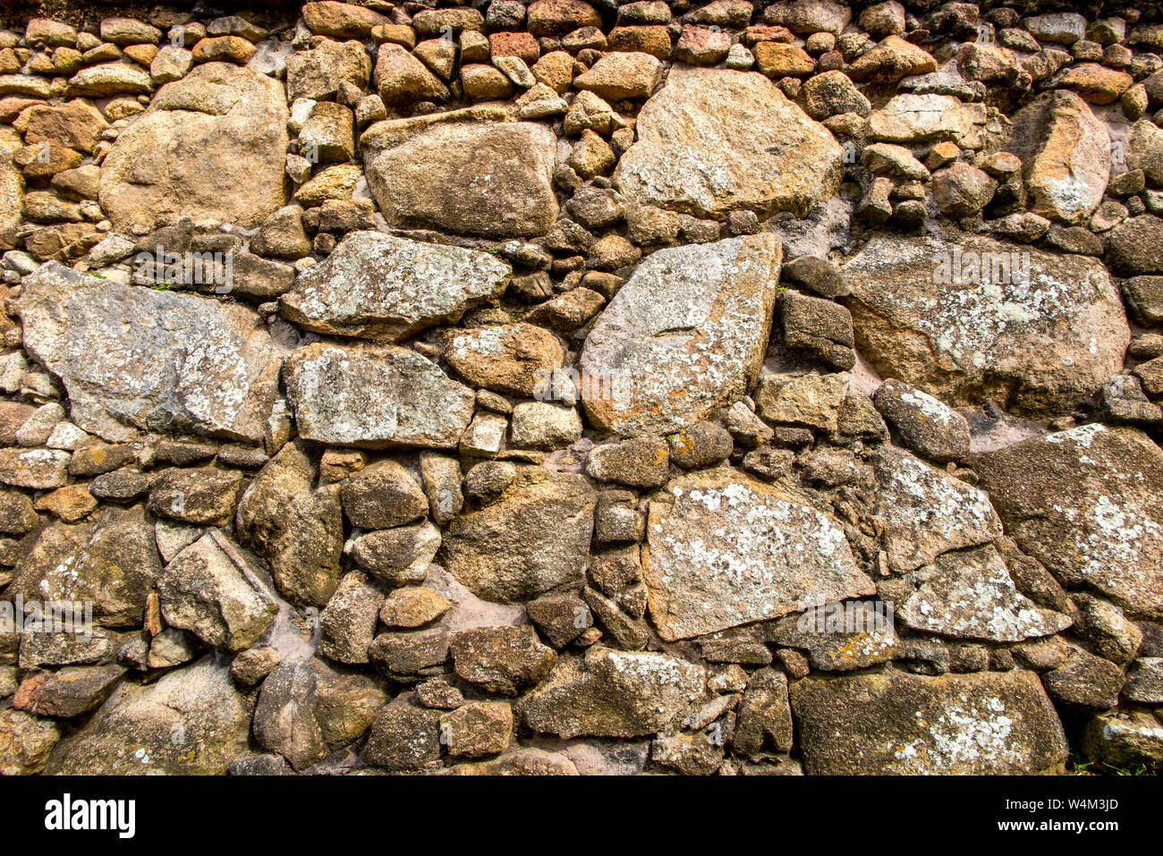 Vecchio muro di pietra Foto Stock