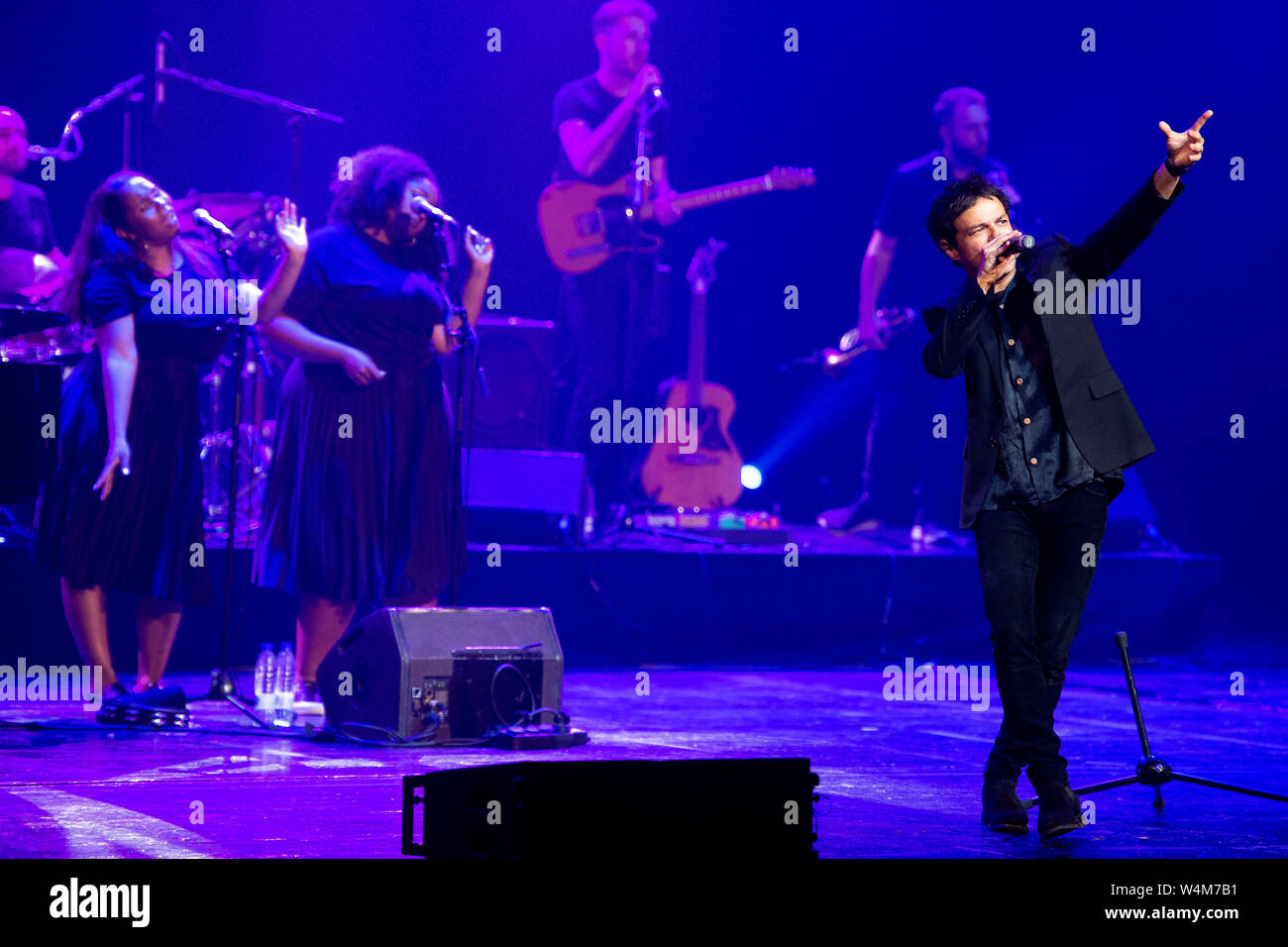 Madrid, Spanien. 22 Luglio, 2019. Jamie Cullum live presso il Teatro Reale. Madrid, 22.07.2019 | Utilizzo di credito in tutto il mondo: dpa/Alamy Live News Foto Stock