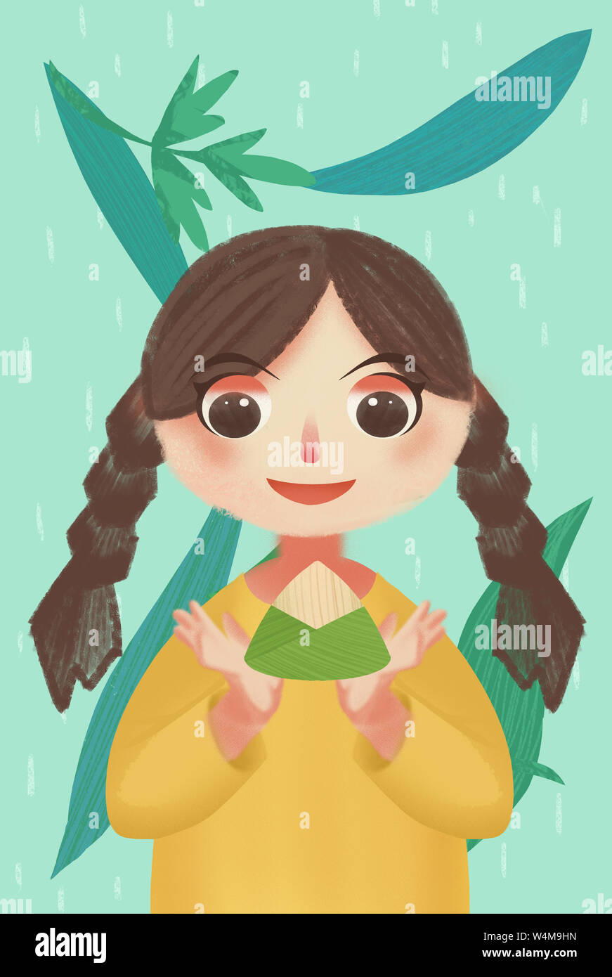 Il Dragon Boat Festival illustrazioni Foto Stock