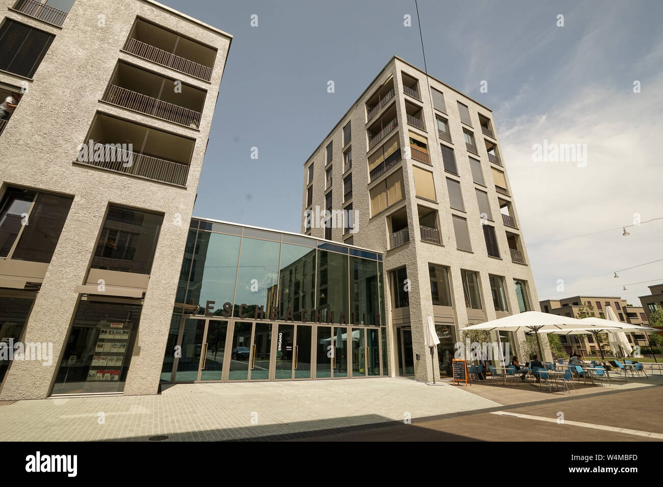 Un nuovo distretto di Aarau, Svizzera Foto Stock
