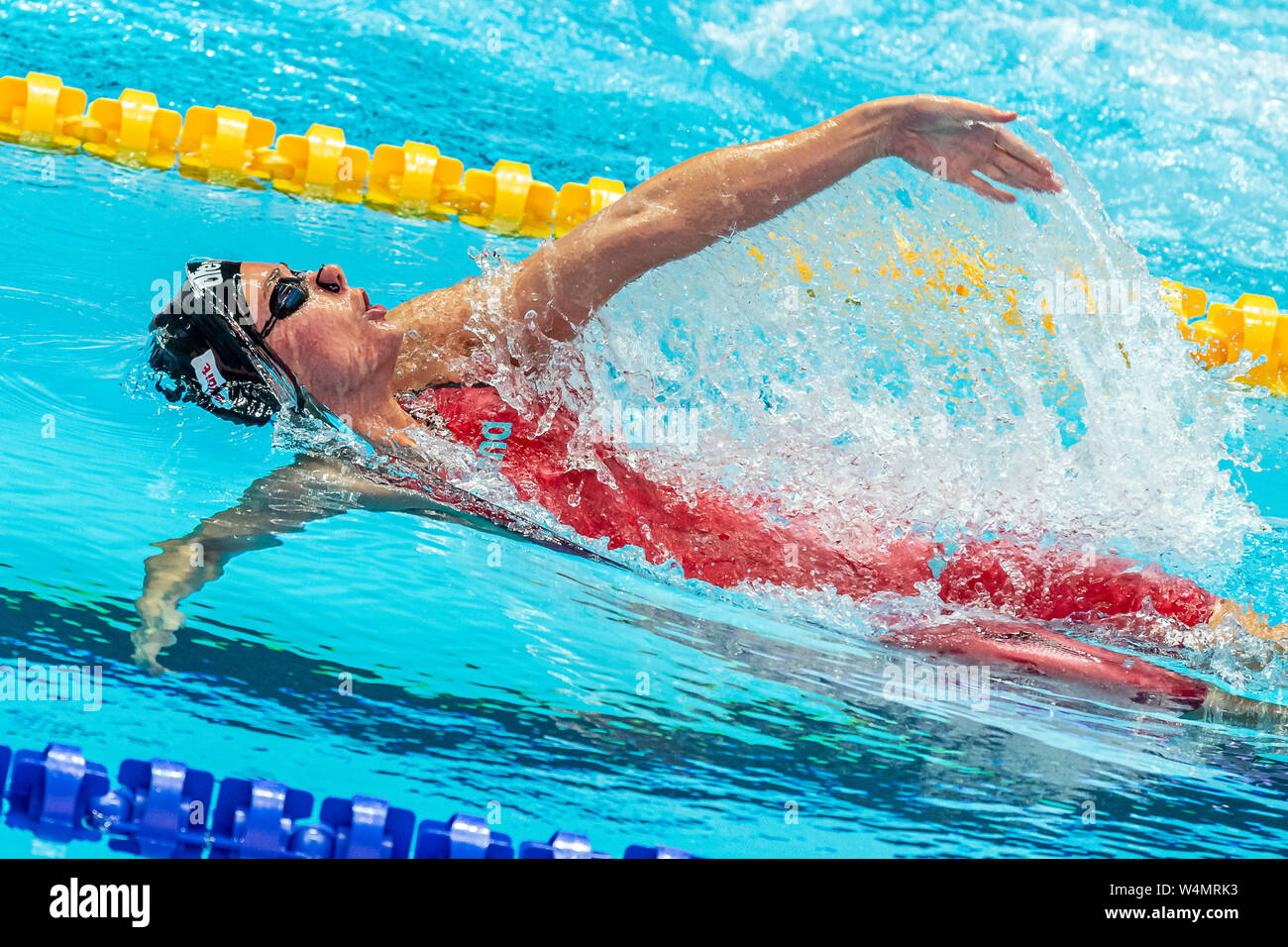 24 luglio 2019 Gwangju, Corea del Sud 18° Campionato Mondiale di Aquatica della FINA 24-07-2019: Zwemmen: WK 2019: Gwangju Panzieri Margherita ITA ITALIA Gwangju Corea del Sud 24/07/2019 misto di nuoto 4x100m Medley Relay 18° Campionato Mondiale di Aquatica della FINA Centro Acquatico Universitario di Nambu Foto Stock